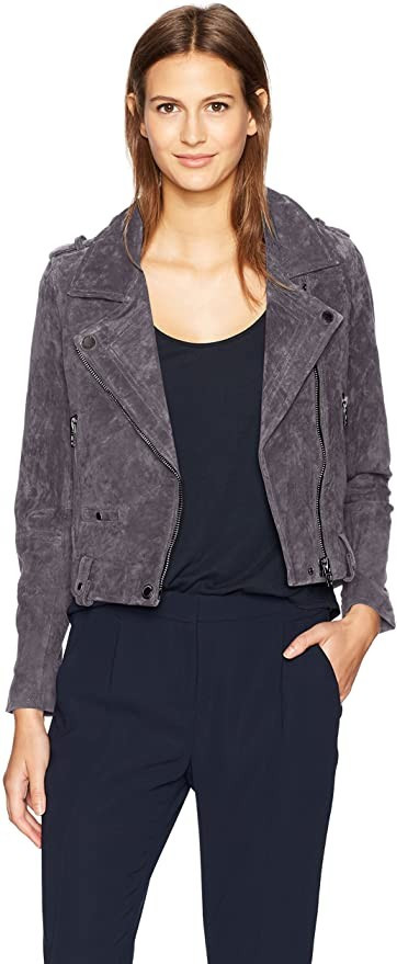 [BLANKNYC] womens Suede Moto Jacket | Amazon (US)