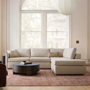 Harris 2-Piece  Sleeper Sectional w/ Bumper Chaise (114") | West Elm (US)