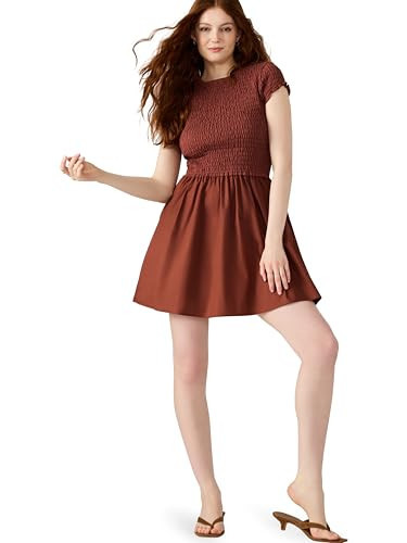 Steve Madden Apparel Women's Sheffield Dress, Cinnamon | Amazon (US)