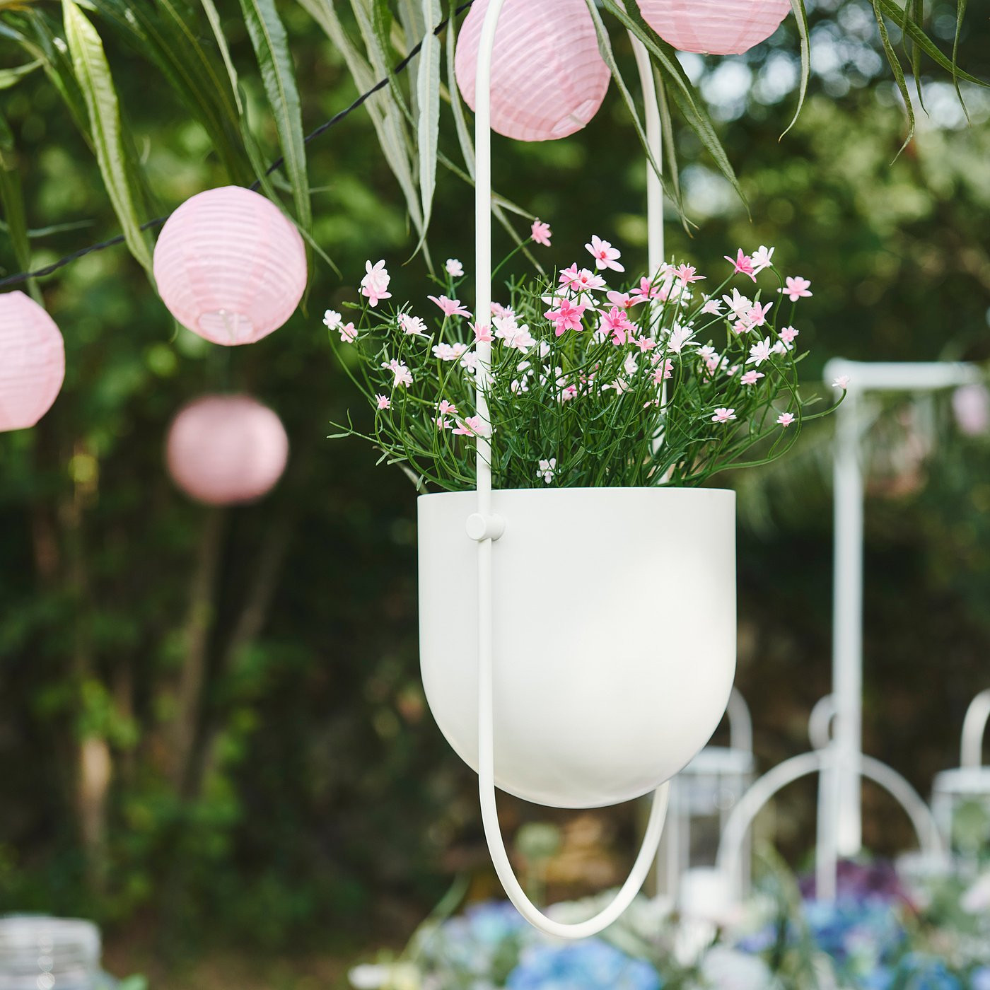 IKEA FEJKA artificial potted plant, indoor/outdoor/Baby's breath pink, 3 ½ | IKEA US