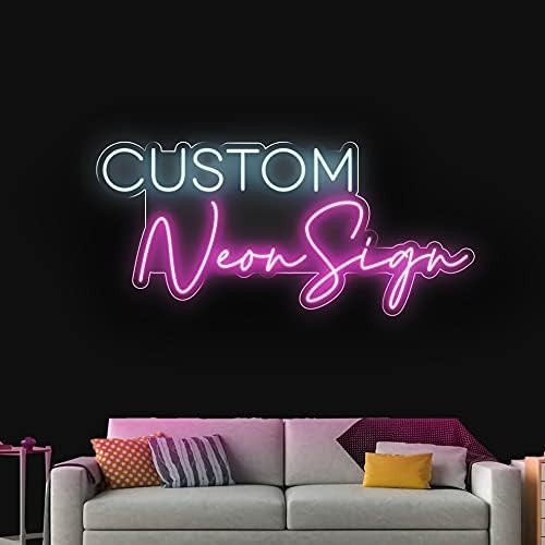LC Custom Neon Signs for Shop, Bar Decoration/Neon Sign with Light Dimmable/Wall Sign for Art, Bedro | Amazon (US)