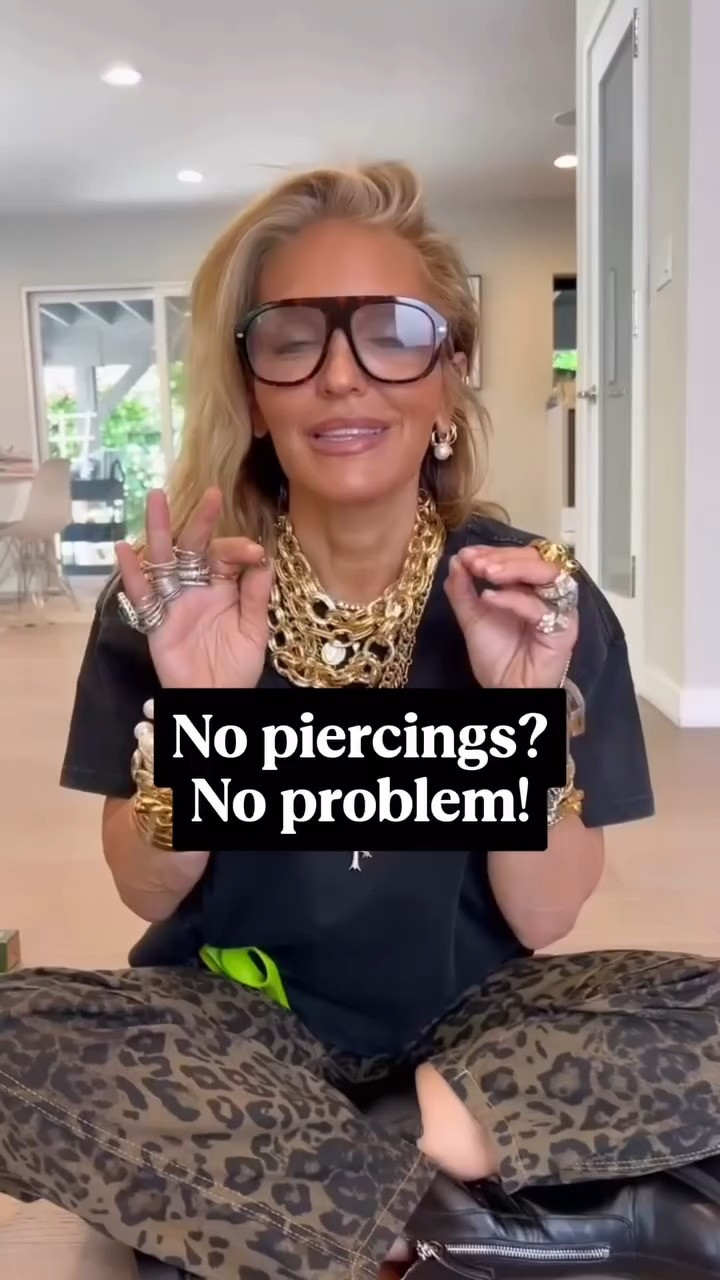 Fake it ‘til you love it 💎 No piercings? These magnetic earrings have you covered.. literally. Pain-free and cute? Yes, please! I found silver, gold, and even colorful options for my ladies looking for options in styles! 

 #LTKStyleTip