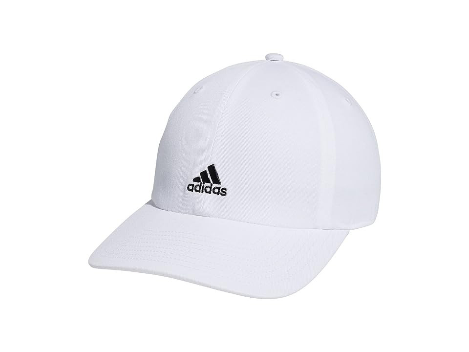 adidas Saturday 2.0 Cap Women's Caps White/Black, Cotton | Zappos