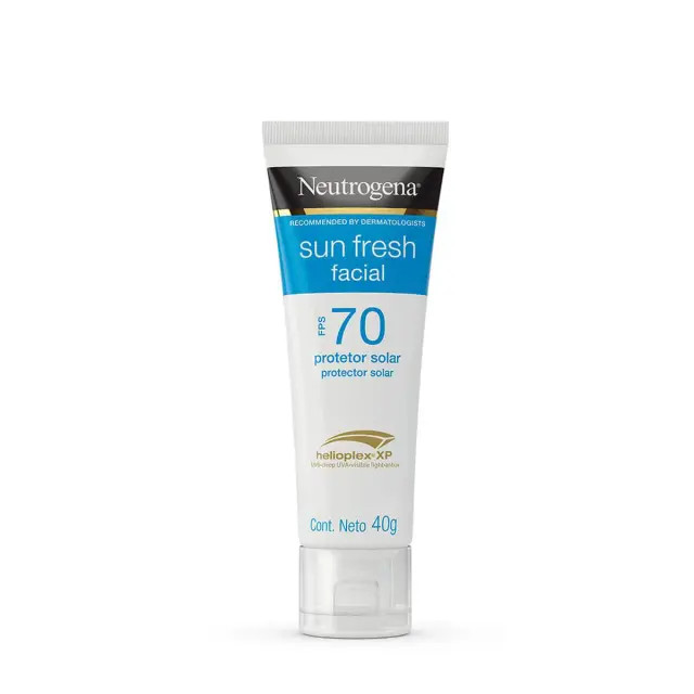Protetor Solar Facial Neutrogena Sun Fresh FPS 70 40g | DrogaRaia (BR)