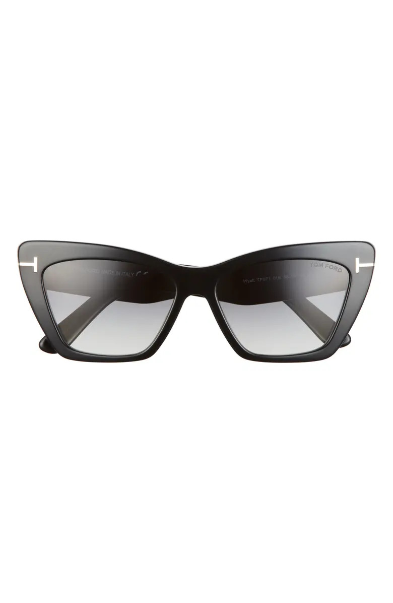 Wyatt 56mm Gradient Cat Eye Sunglasses | Nordstrom