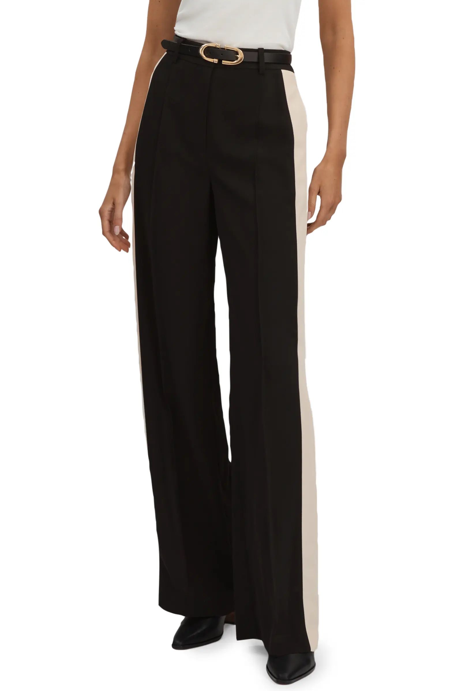 Reiss Pam Stripe Wide Leg Pants | Nordstrom | Nordstrom