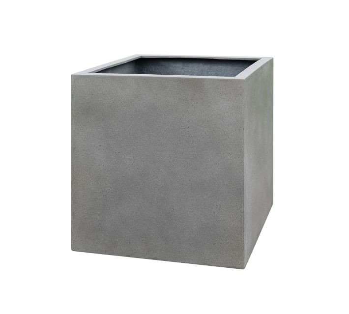 Rilynn Square Outdoor Planters | Pottery Barn (US)