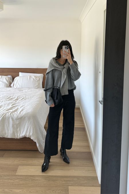 Wearing knit in size S (10% off with mademoiselle2023), knit around my shoulders is 15% off with JamieLee15, pants are old so will link similar and boots are my usual size EU40

#LTKsalealert #LTKaustralia #LTKSeasonal