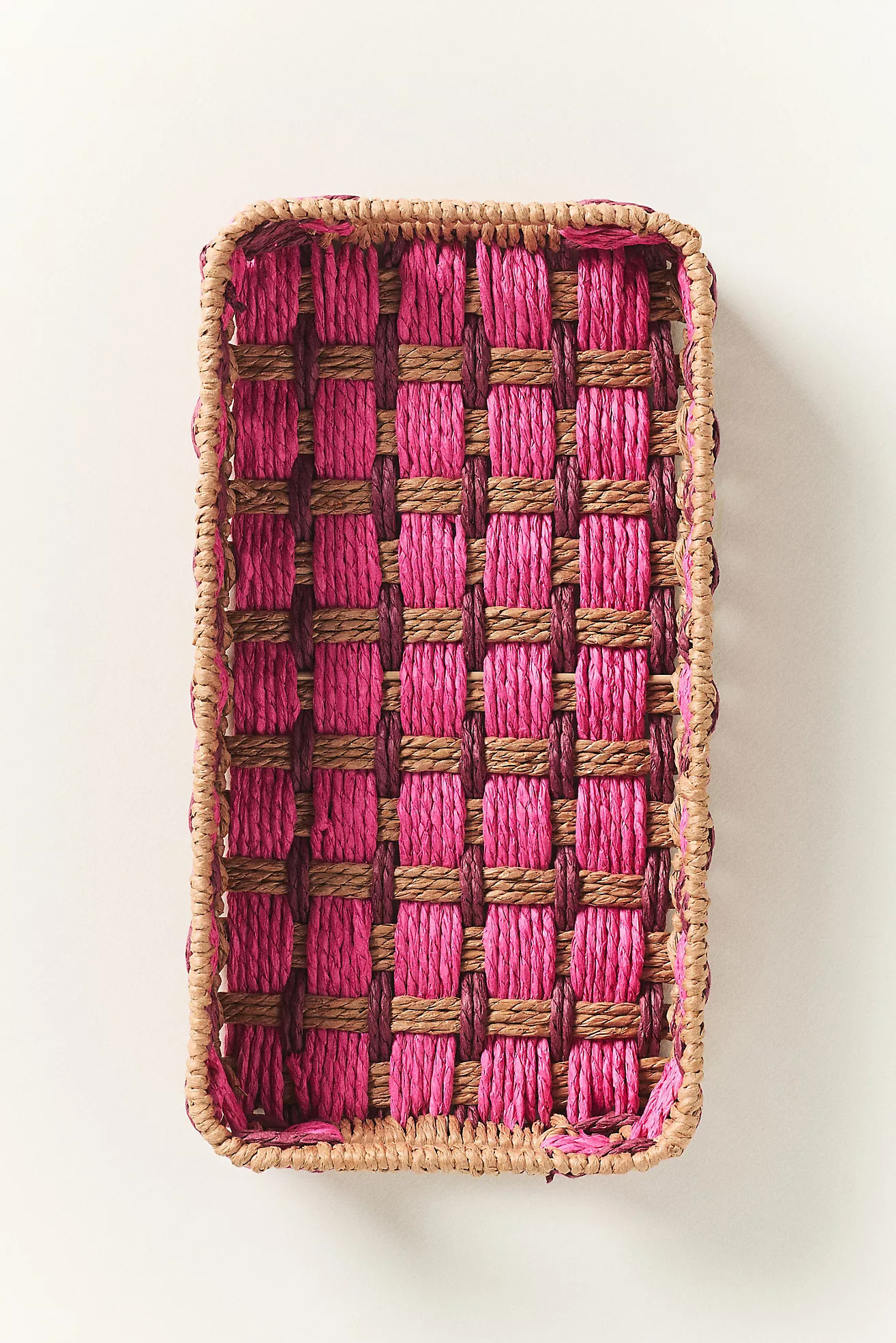 Color Woven Tray | Anthropologie (US)