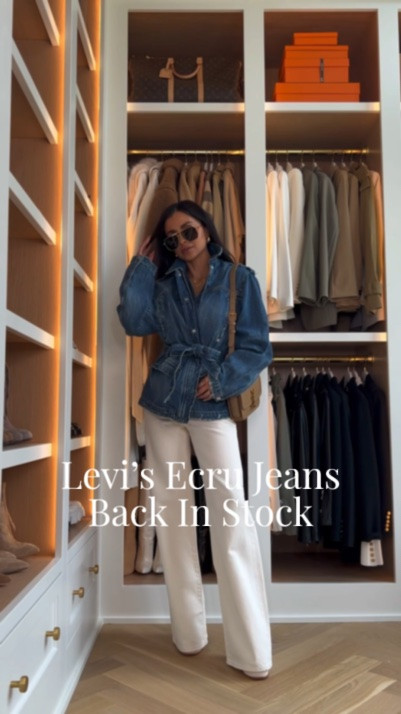 Levi’s ecru jeans back in stock
These off-white wide leg jeans are perfect for fall. They sold out so fast but are back!

#LTKOver40 #LTKootd #LTKmomlife