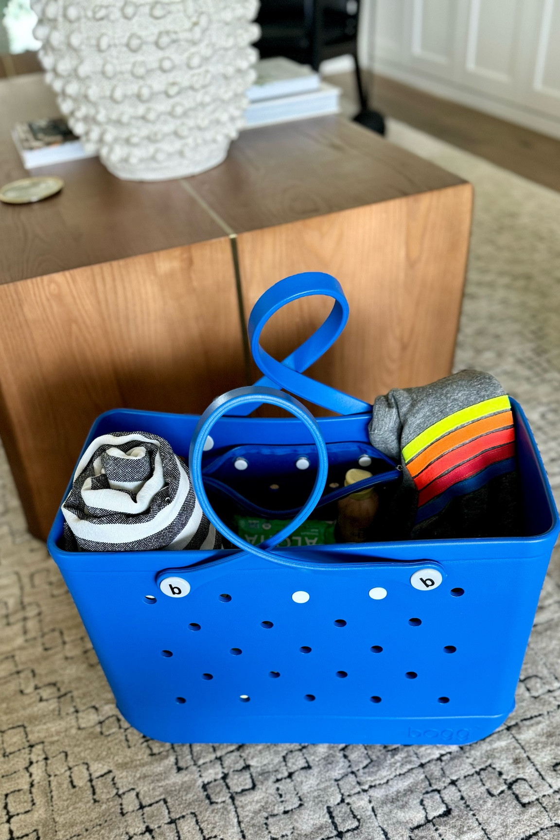I was introduced to this magical bag at a favorite things party a couple years ago! It’s waterproof, has great storage and holds so much stuff! I’m taking it up a notch this Summer & adding few more must have, functional accessories. 
So many fun color options 🌈
👉🏼don’t forget your pool float, portable air pump, sunscreen, reusable water balloons (huge hit with kids), anywhere blanket, stainless steel lunchbox, etc .

#LTKSwim #LTKSeasonal #LTKTravel