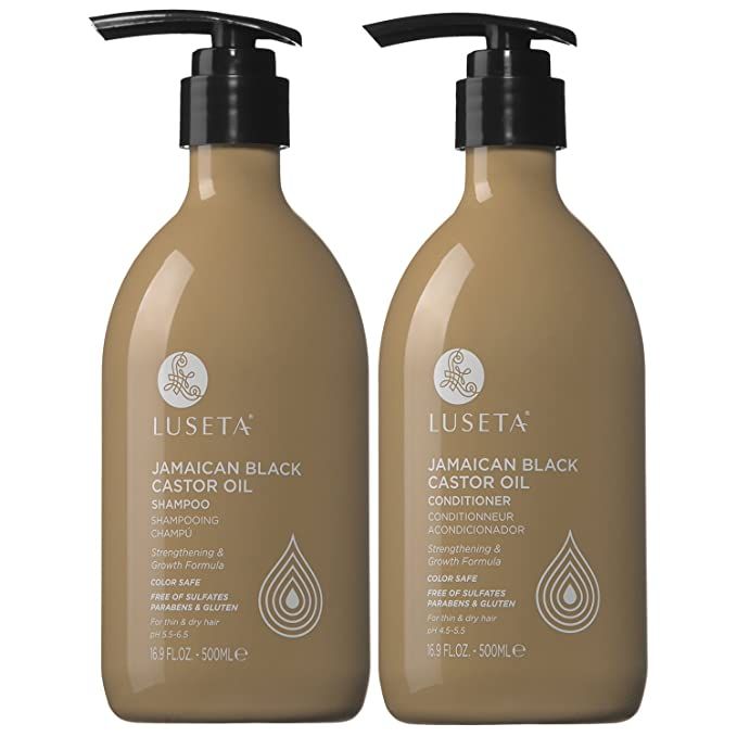 Luseta Castor Oil Shampoo and Conditioner Set 2x16.9oz - Jamaican Black Castor Oil for Hair Growt... | Amazon (US)