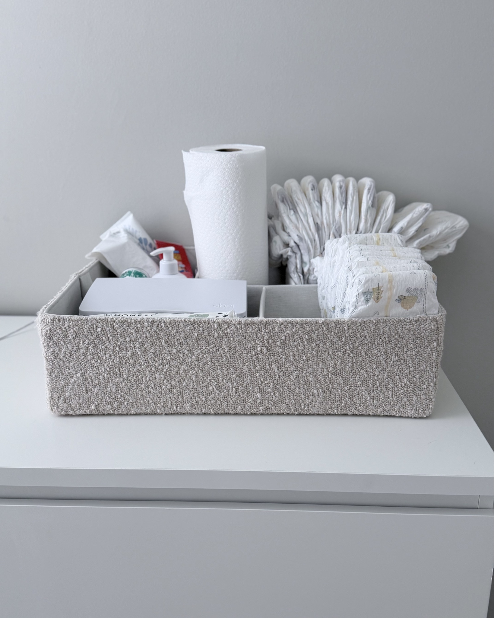 Diaper changing station must haves 

Diaper caddy organization 
Changing pad scale

#LTKmomlife #LTKBaby #LTKHome