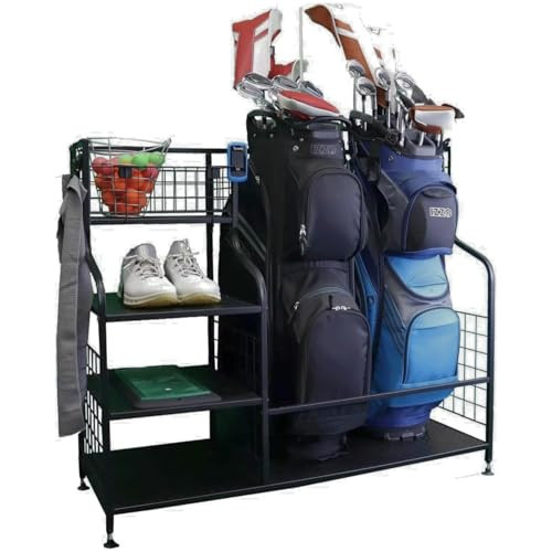 Izzo Golf Garage Storage Organizer - Storage Organizer for Golf, Garage Golf Organizer | Amazon (US)