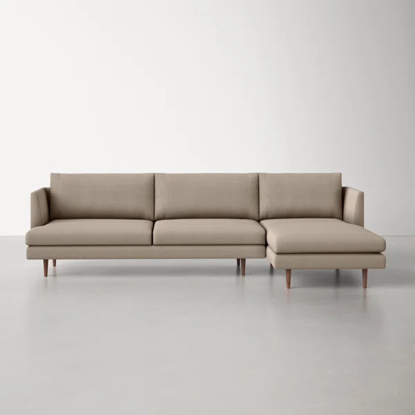 Miller 2 - Piece Upholstered Chaise Sectional | Wayfair North America