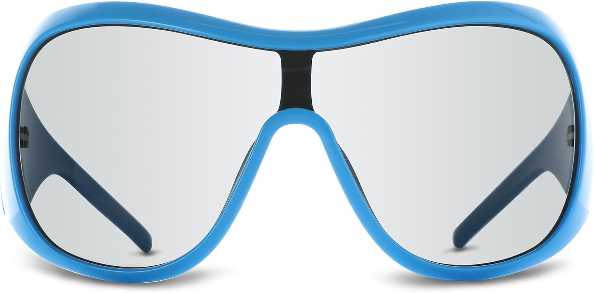 YOGFIT Trendy Oversized Sunglasses for Women Men Y2K Wrap Around Fashion Sunglasses | Amazon (US)