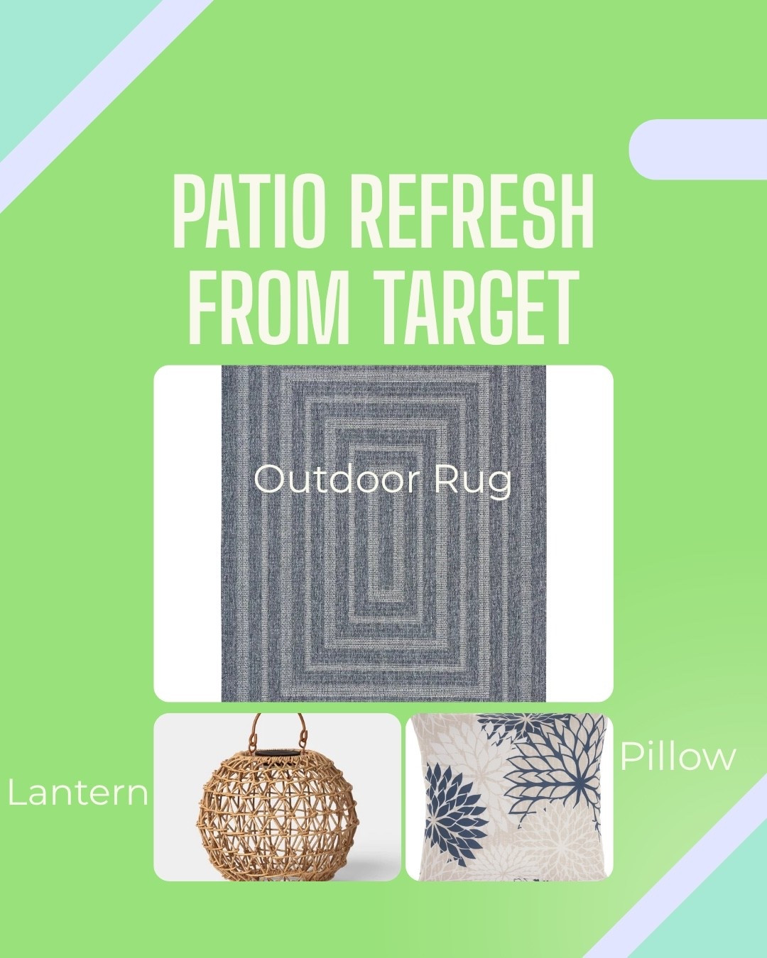 Patio refresh! You don’t need to spend a lot of money to refresh your patio this spring 