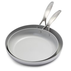 Venice Pro Ceramic Nonstick  10" and 12" Frypan Set | GreenPan
