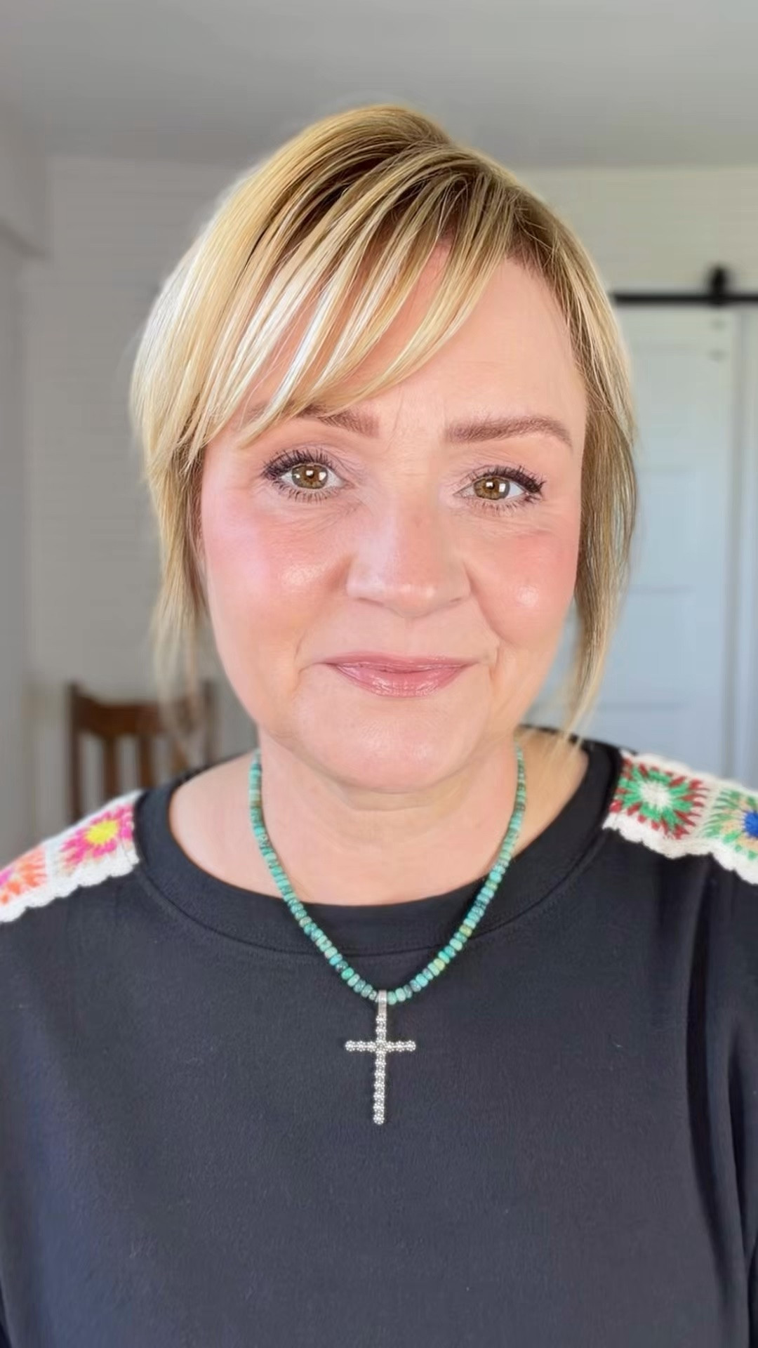 Sheer berry and burgundy for Fall 
Maybelline Shade 113
Color Corrector shade Light Nude
Concealer shade 90
Eyeliner Burgundy
Blush Main Character 
Lipstick Thanks It’s Mac 
Lip liner in Nude Beige

#LTKOver40 #LTKBeauty