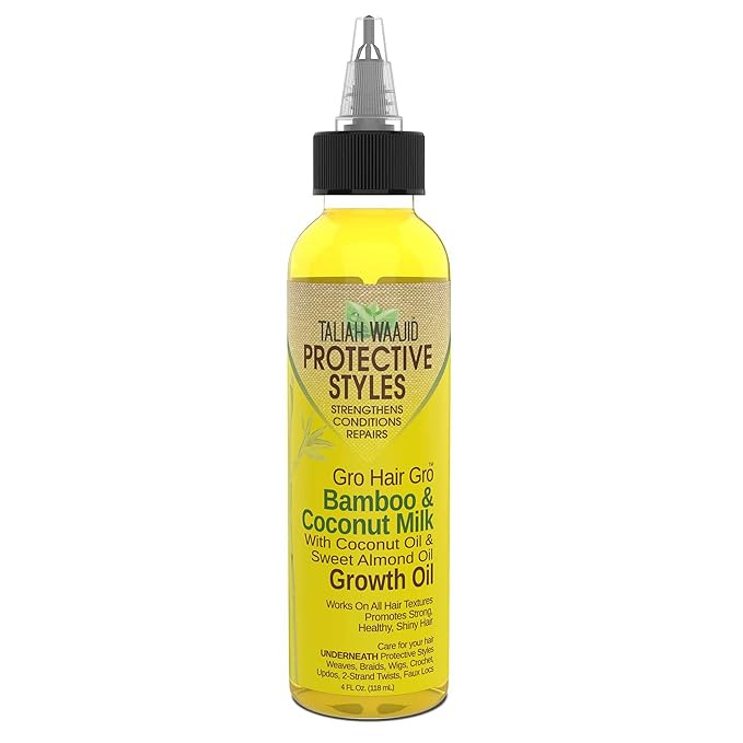 Taliah Waajid Hair Gro Bamboo and Coconut Milk Growth Oil, 4 Oz | Amazon (US)