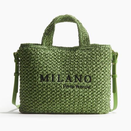 Green woven bag 

#LTKfindsunder50 #LTKitbag #LTKstyletip