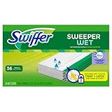 Swiffer Sweeper Wet Mopping Cloth Multi Surface Refills, Febreze Lavender Vanilla & Comfort Scent, 3 | Amazon (US)