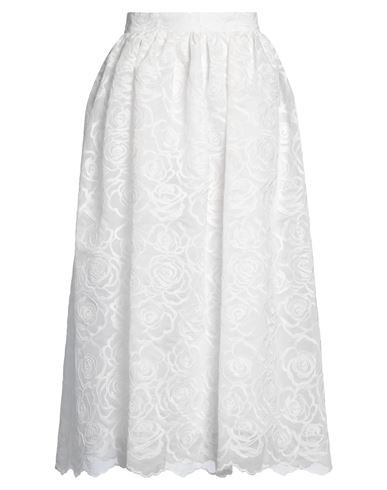 Vivetta Woman Midi skirt White Size 4 Polyester | YOOX (US)