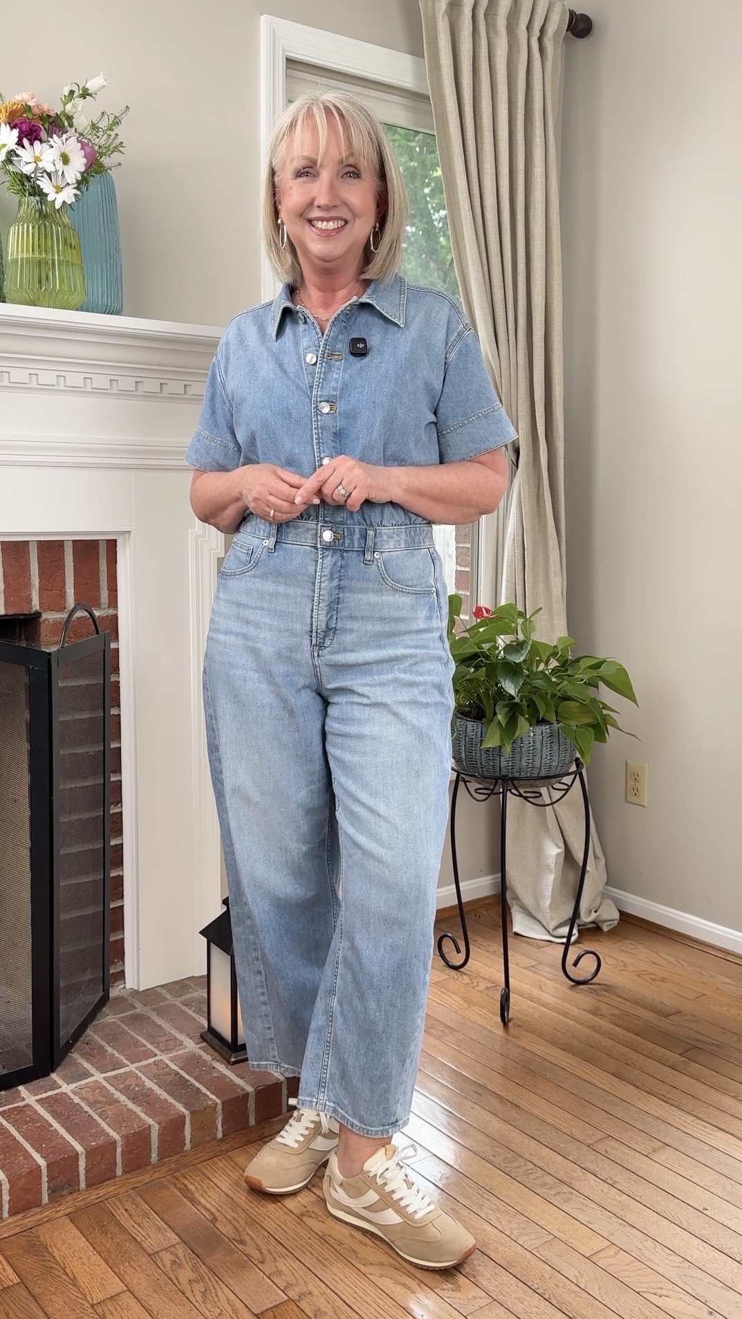 I never thought I would love a denim jumpsuit so much! Plus these sneakers go with everything!

#LTKmomlife #LTKootd #LTKTall