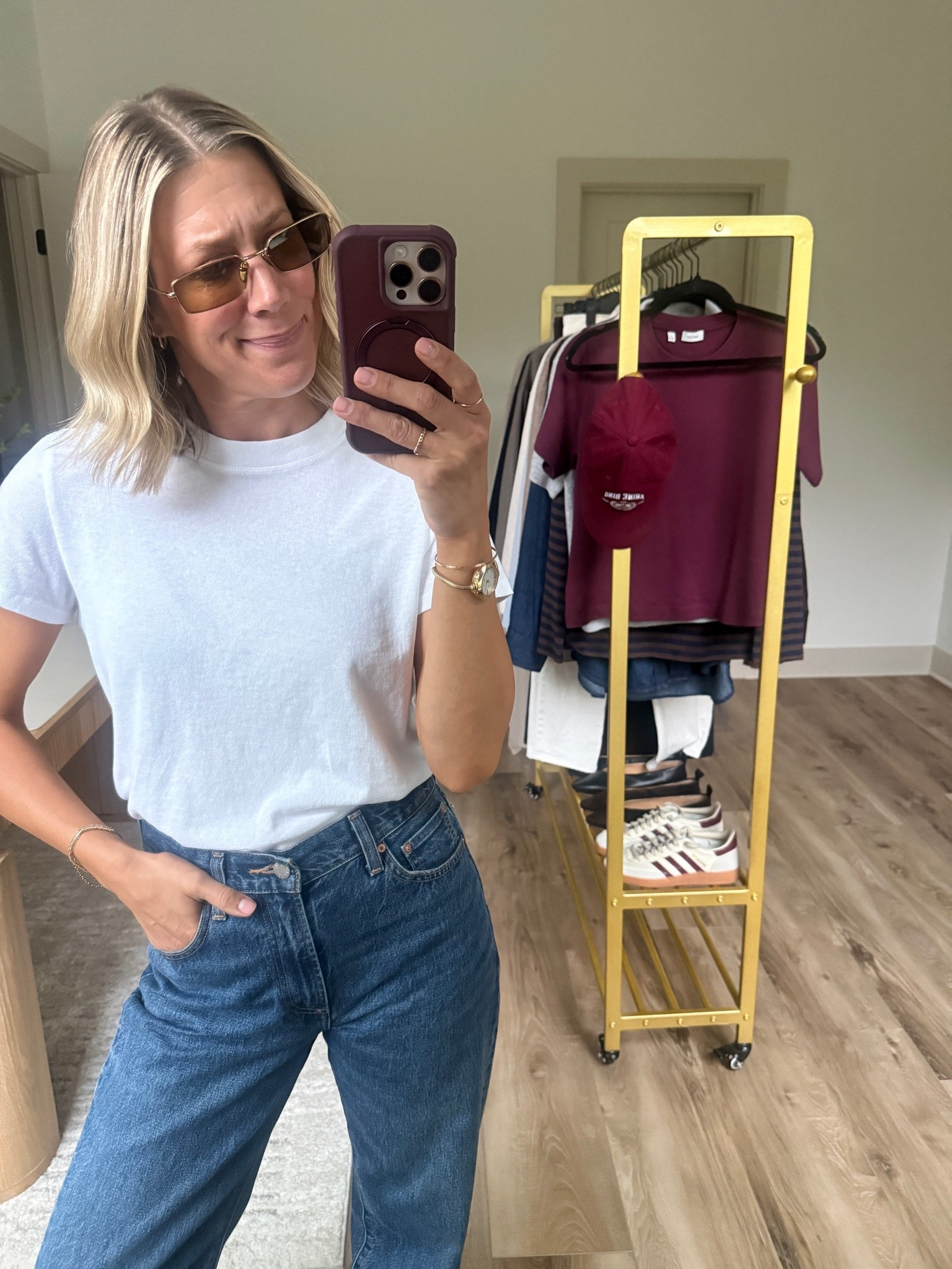 Fall Capsule: Gold Sunglasses

#LTKOver40 #LTKootd