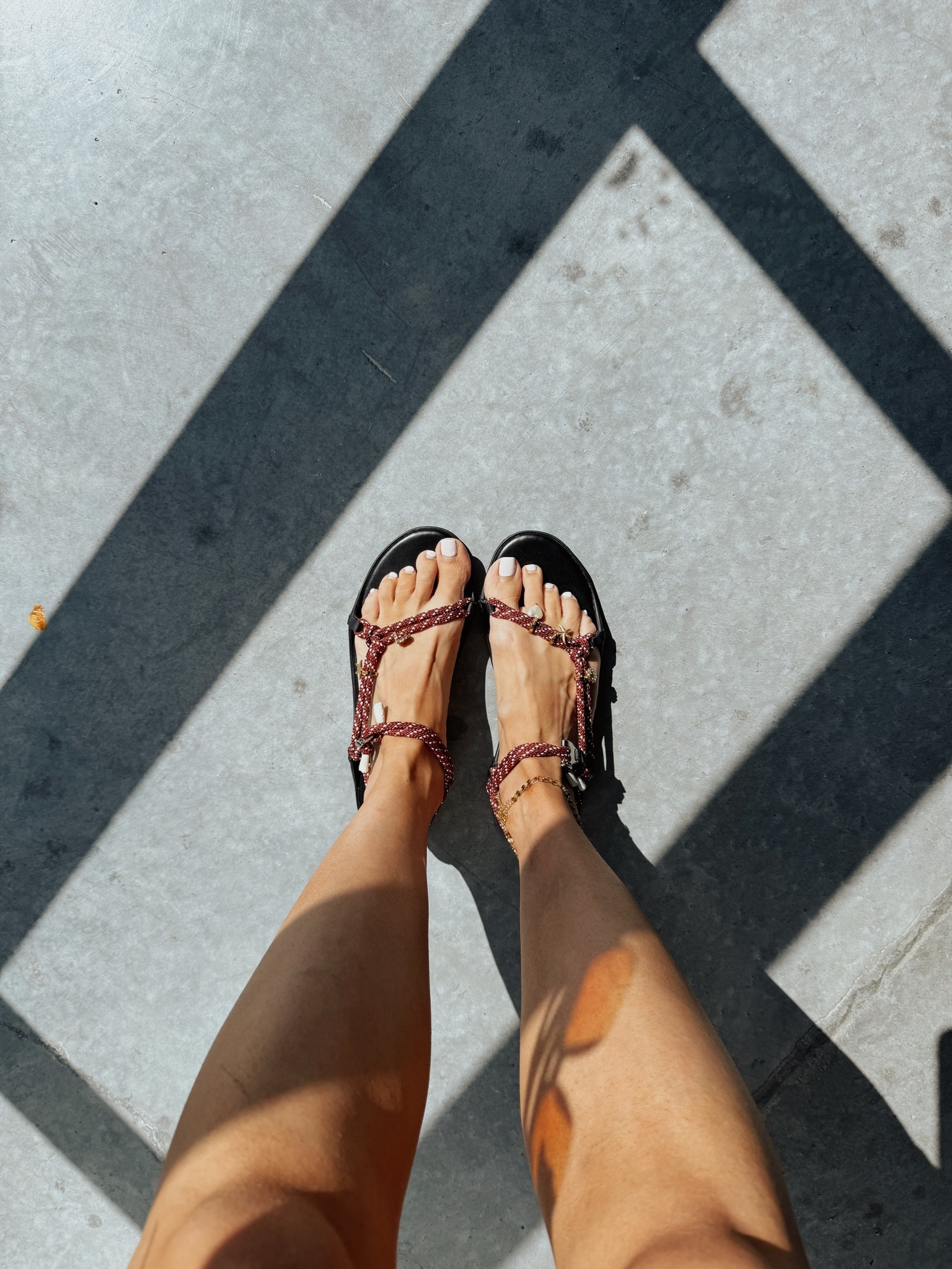 Adding charms to all of my sandals @Nickel & Suede