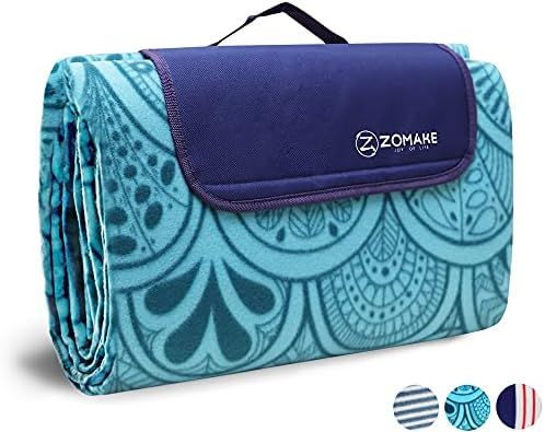 ZOMAKE Picnic Blanket Mat Water Resistant Extra Large, Outdoor Blanket with Waterproof Backing for T | Amazon (US)