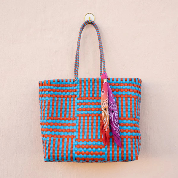 Orange and Blue Ultimate BeachBag | HOLST + LEE