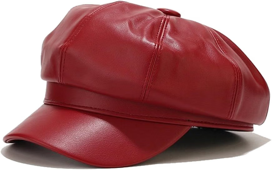 QHFHULV Womens Newsboy Hat - 8 Panels Vintage Gatsby Cabbie Hat - Trendy Visor Paperboy Beret Oct... | Amazon (US)
