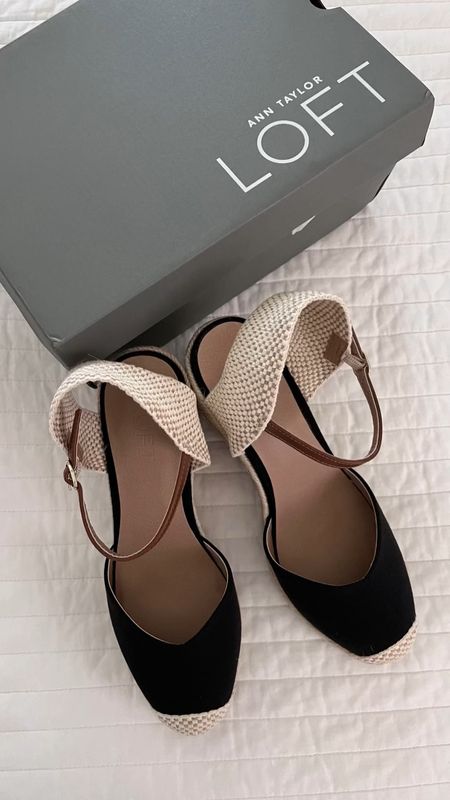 Unboxing these lovely espadrille wedges from Loft. They are so cute and very comfy.

#LTKSaleAlert #LTKShoeCrush #LTKVideo