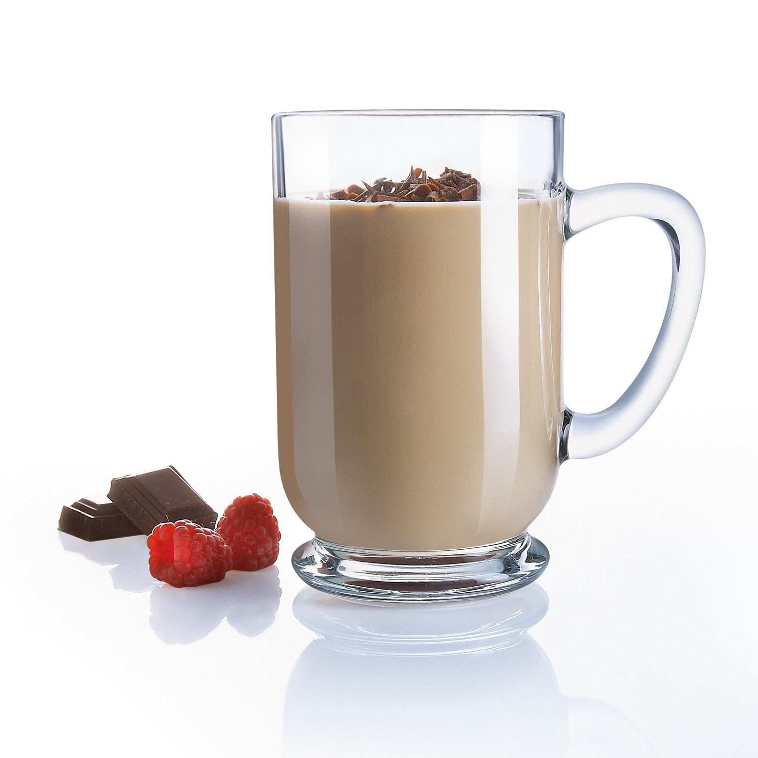 Arc International Luminarc Bolero Mug, 16-Ounce, Set of 4, 4 Count (Pack of 1), Clear | Amazon (US)