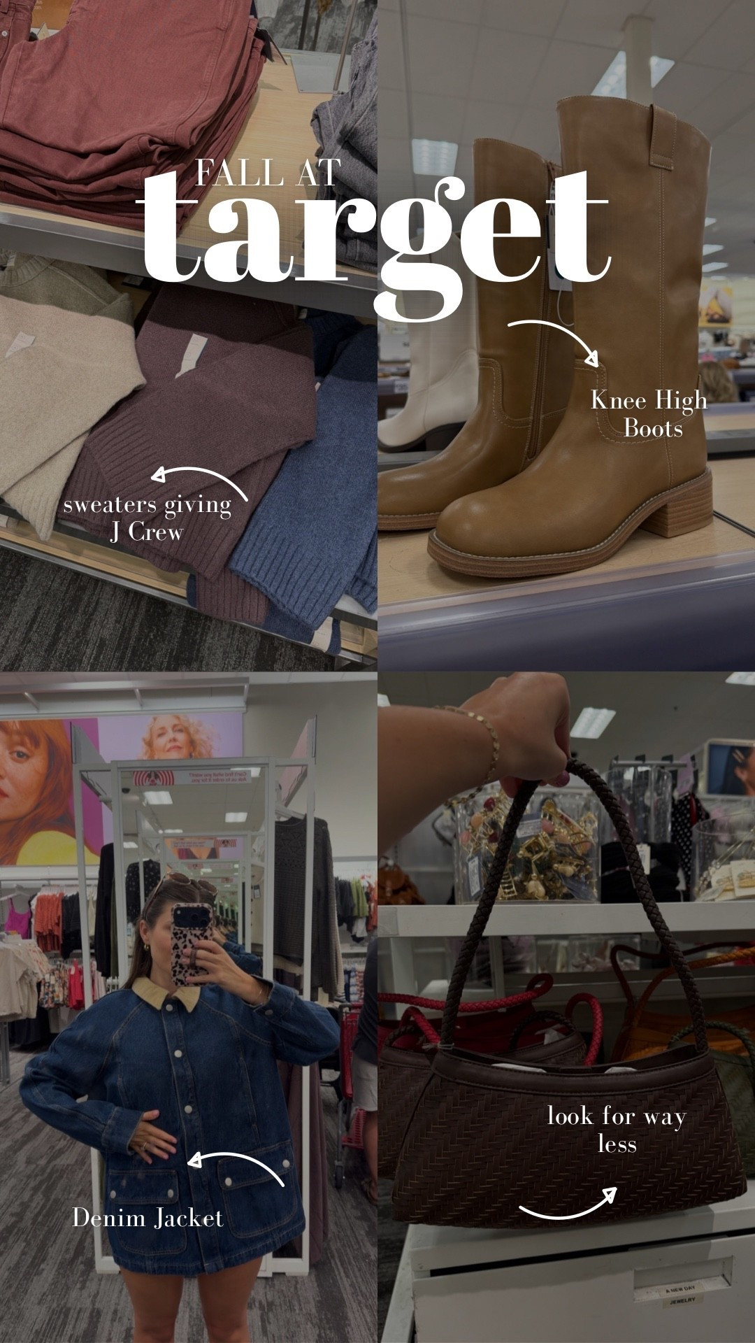 Fall outfit finds at Target! Fall outfits from Target! 

Fall outfits, fall ootd, target fall, target fall fashion, target ootd, affordable fashion, mom style, mom ootd, fall style

#LTKSeasonal #LTKootd