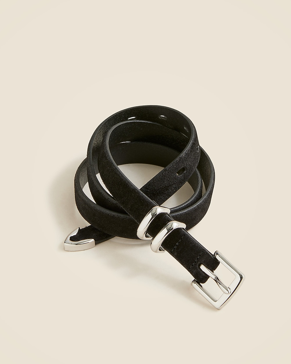 Thin suede belt | J. Crew US