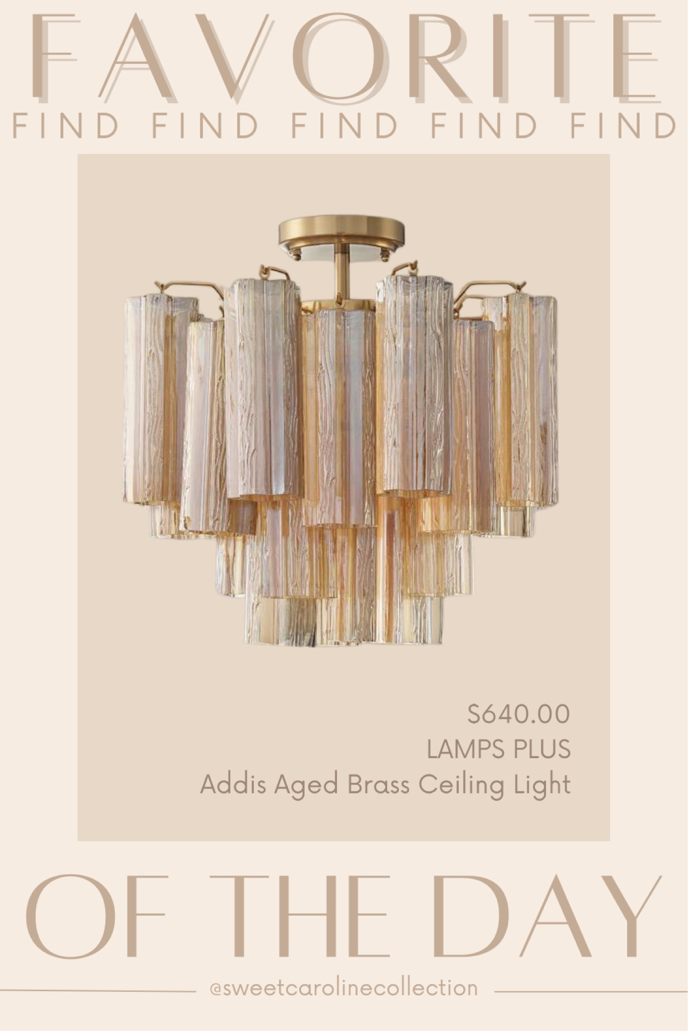 Favorite find of the day 💡

I love this Aged Brass Ceiling light from Lamps Plus for our office!! This is a perfect style and size for our home and ties in the modern contemporary style we are going for!

Ceiling light, fan, Adidas, shoes, sneakers, Nike, Lamp, Serena & Lily, wayfair, Target, pottery barn, faux tree, Walmart, beach house, olive tree, Home Depot, Mango, animal print, home decor, interior design, Anthropologie, agua bendita, one piece swimsuit, Lisa Says Gah, one piece swimsuit, swim, Petal+pup, set, summer, Peppermayo, strapless dress, vacation dress, linen dress, shell dress, Petal + pup, Neiman Marcus, agua bendita, free people, Boden, saks fifth Avenue, gottex swimwear, Victoria’s Secret, cleonie swim, & other stories, pac sun, matching set, sabo skirt, pink set, beach outfit, summer outfit, linen set, Amazon, Peppermayo, showpo, Dress, revolve, Elliatt, floral dress, rosette dress, Amanda uprichard, romper, Heartloom, free people, ASTR, MISA, cleobella, majorelle, Zimmermann, loveshackfancy, likely, yumi Kim, rails, Bardot, floral dress, wedding guest dress, Rachel Parcell, white dress, bride, wedding, Shopbop, English factory, heels, mules, Steve Madden, Tony Bianco, target, Anthropologie, Rachel parcell, workwear, sweater, dress, mini dress, midi dress, work dress, Tory Burch, neiman Marcus, Shoes, heels, mules, slingbacks, Sam Edelman, Prada, lululemon, shoulder bag, tote, top handle bag, belt bag, jacquemus, DSW, Macys, tuckernuck, lulus, revolve, ASTR, petal and pup, show me your mumu, Nine West, j.crew, coach, Chinese laundry, dolce vita, journee, Bag, purse, coach, bow, shoulder bag, accessories, coachtopia, love, new arrival, best seller, must have, most wanted, designer, loeffler Randall, dsw, musinsa, Amazon, dupe, radley London, affordable, under 300, under 200, under 100, sale, gift idea, gift guide, spring style, summer fashion, shoes, classy, sweet Caroline collection

#LTKfindsunder100 #LTKtravel

#LTKSaleAlert #LTKHome #LTKStyleTip