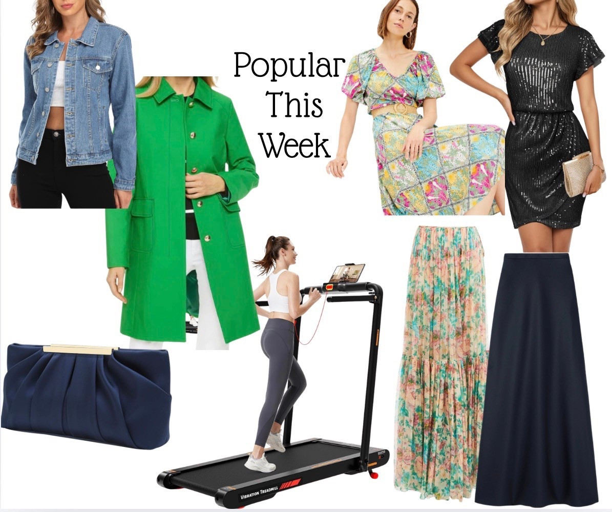 This week, your favorites included beautiful flowy floral maxi skirts and dresses, stylish cocktail dresses, lightweight jackets, and at-home workout gear.

#LTKWedding #LTKActive #LTKWorkwear