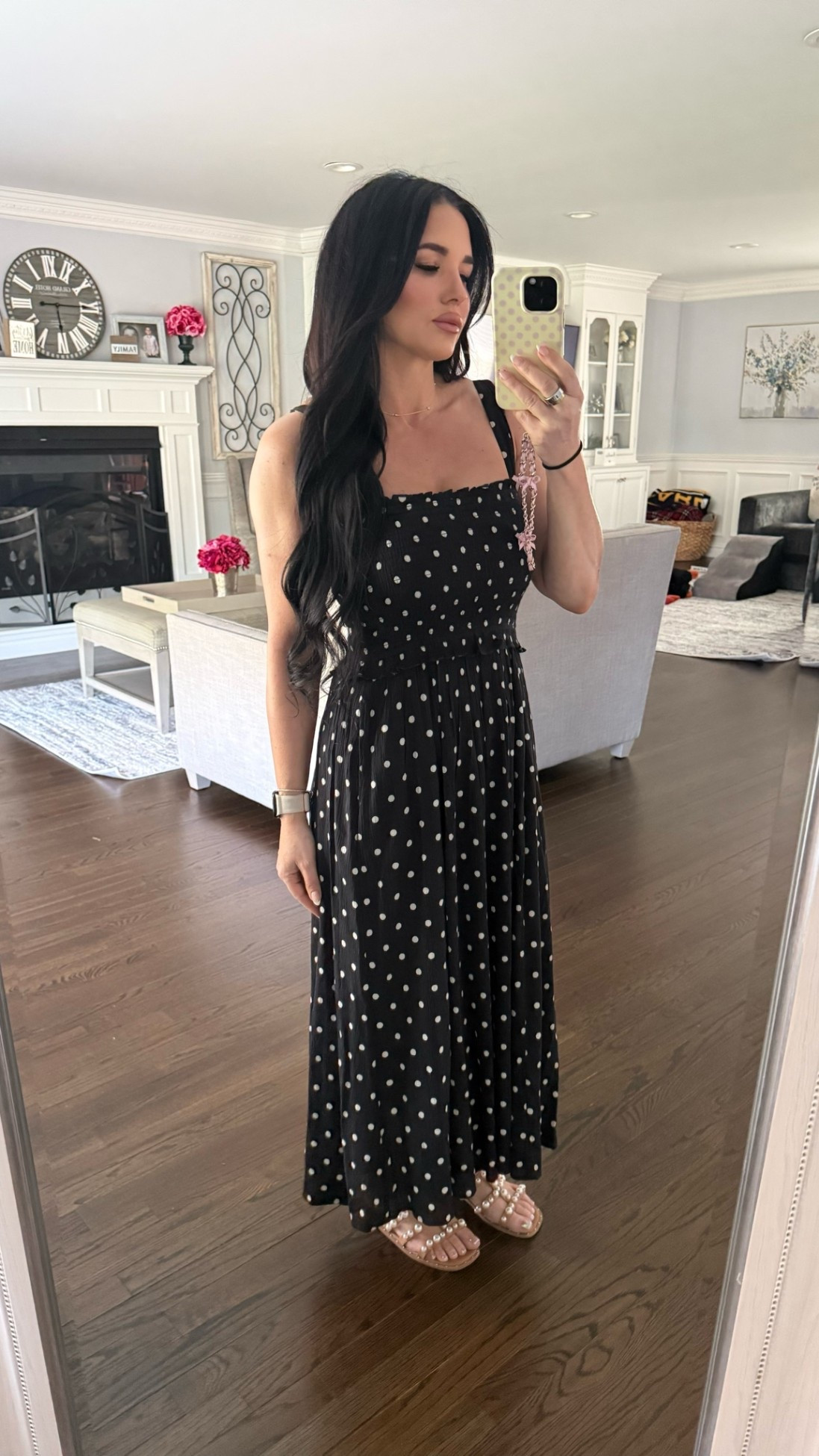 Stretchy, comfortable (it has pockets)! And on Sale!
