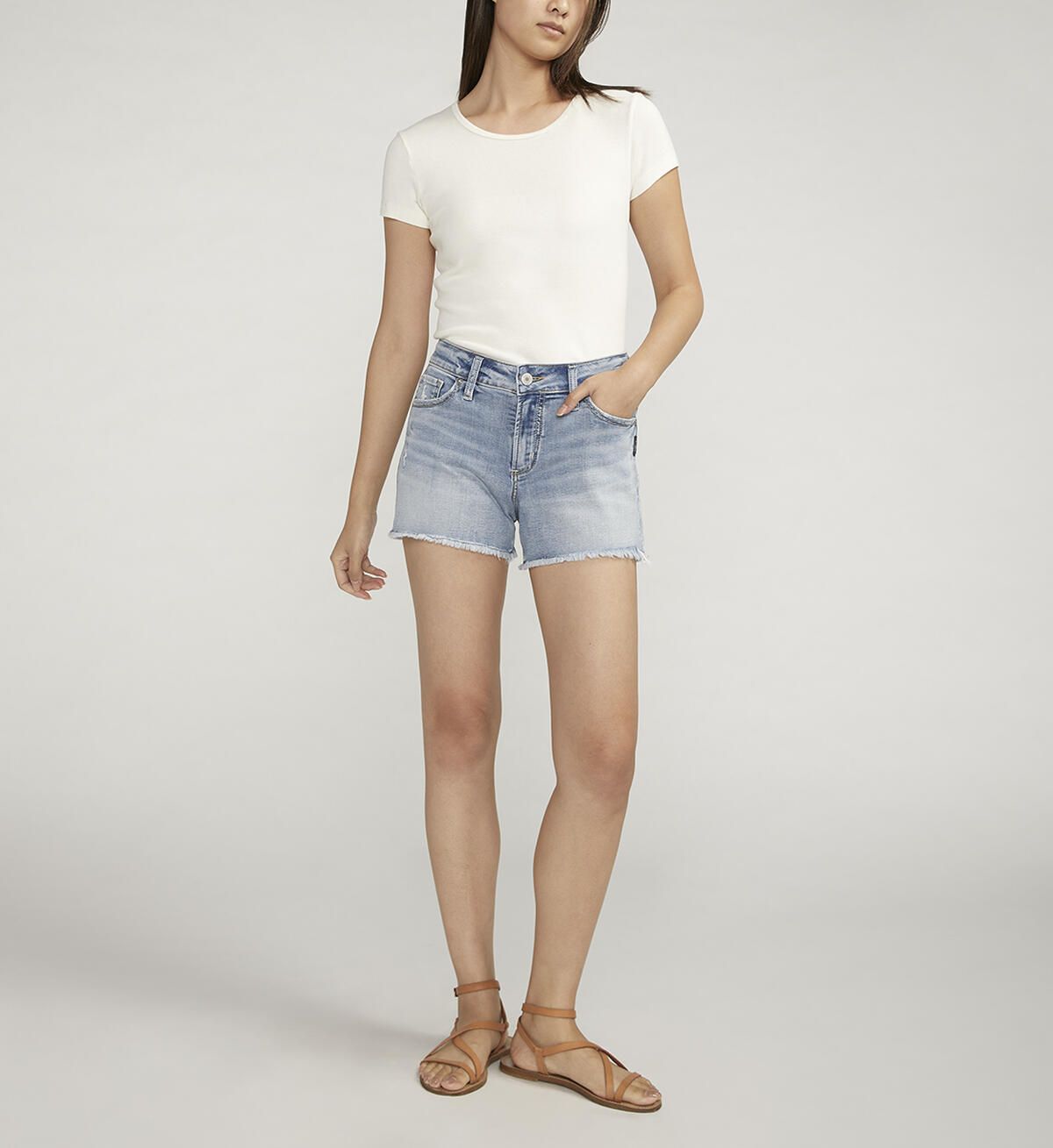 Suki Mid Rise Americana Short | Silver Jeans Co. (US)