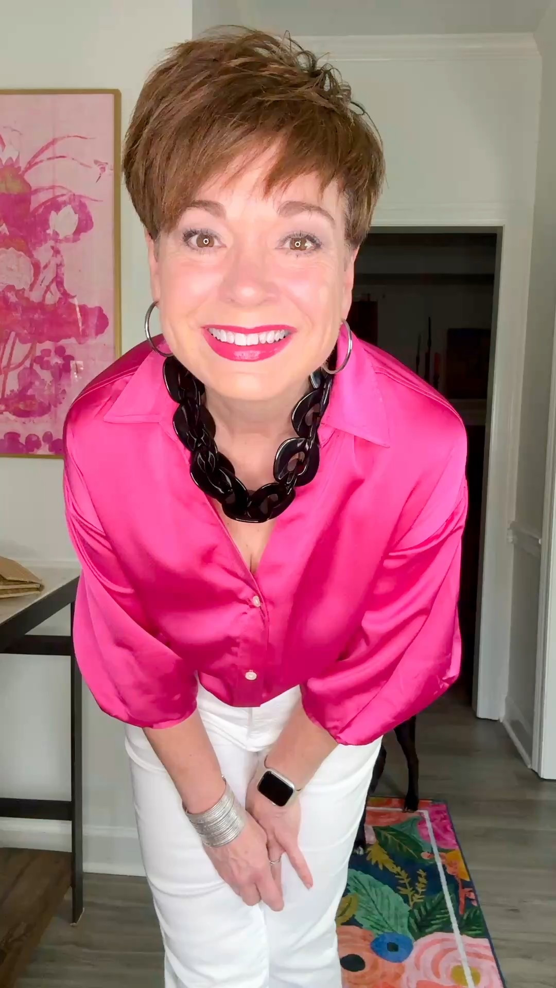 I believe there are jeans that fit every body. I have found my new favorite 
White jeans.
They fit! They don’t gap at the waist.
They lift the rear
Not too tight, mid rise, boot cut/flare leg 
These give the look of added height
They fit and flatter 
Best of all, they are on sale 
I’m 5’5” 150lbs hourglass shape 

#LTKMidsize #LTKSaleAlert #LTKFindsUnder100