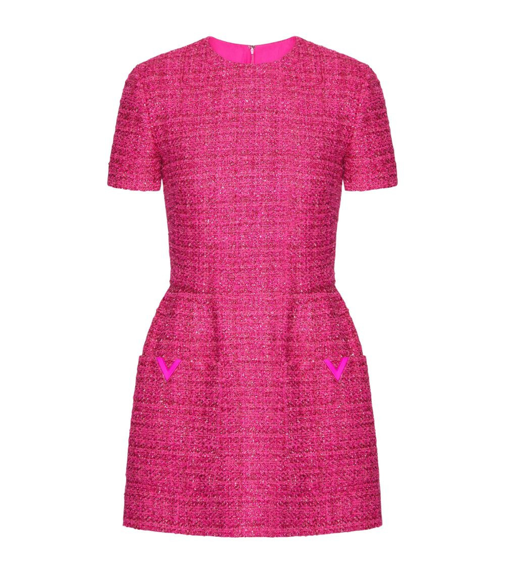 Tweed Sequinned Mini Dress | Harrods
