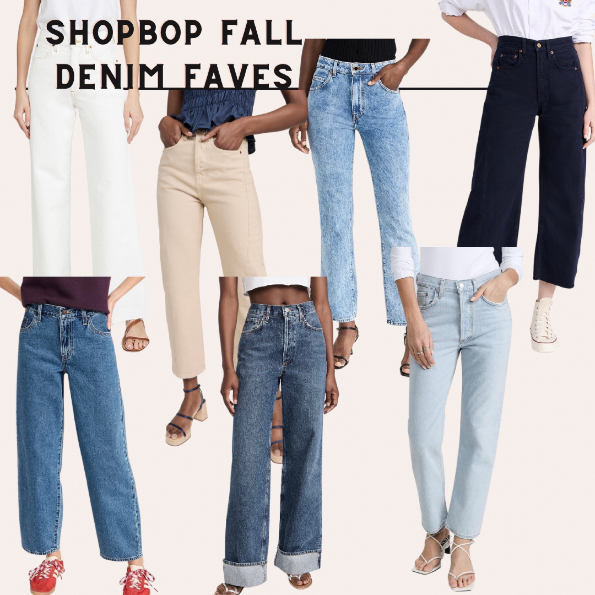 Shopbop Fall Denim Faves

#LTKSeasonal #LTKstyletip #LTKBacktoSchool