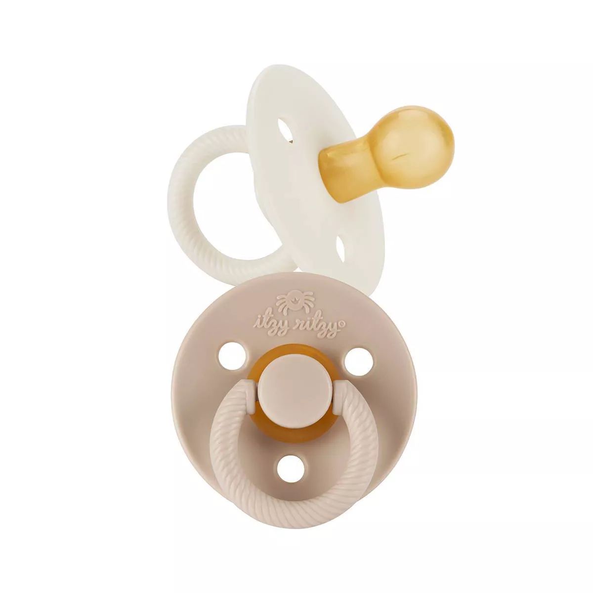 Itzy Ritzy Natural Soother - Natural Rubber Nipple 2pk | Target