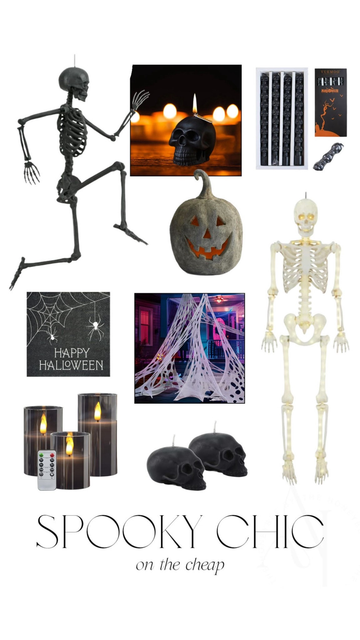 Spooky chic on the cheap! 

#LTKSeasonal #LTKFindsUnder50 #LTKSaleAlert