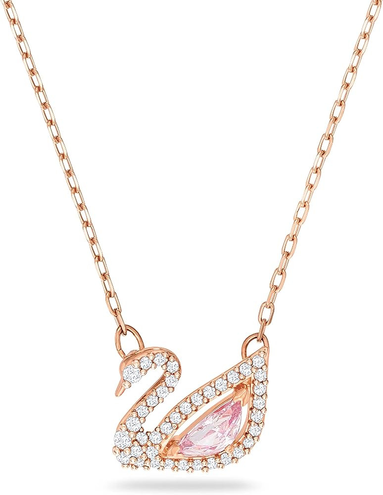 SWAROVSKI Dazzling Swan Jewelry Collection, Blue Crystals, Pink Crystals, Clear Crystals | Amazon (US)