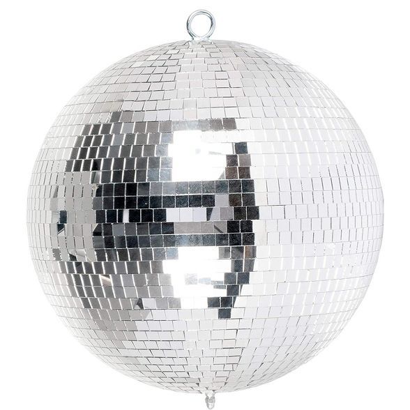Eliminator Lighting EM12 12-Inch Disco Mirror Ball with Hanging and Motor Ring for Dance Floors a... | Target