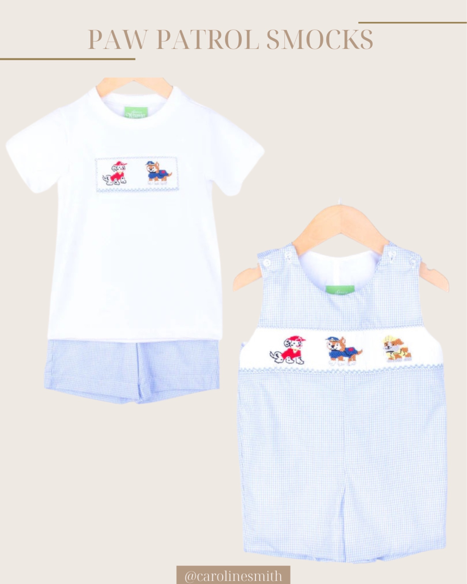 Paw Patrol Smocked Outfits

Toddler outfit, Jon Jon, shirt set 

#LTKbaby #LTKkids #LTKfindsunder50