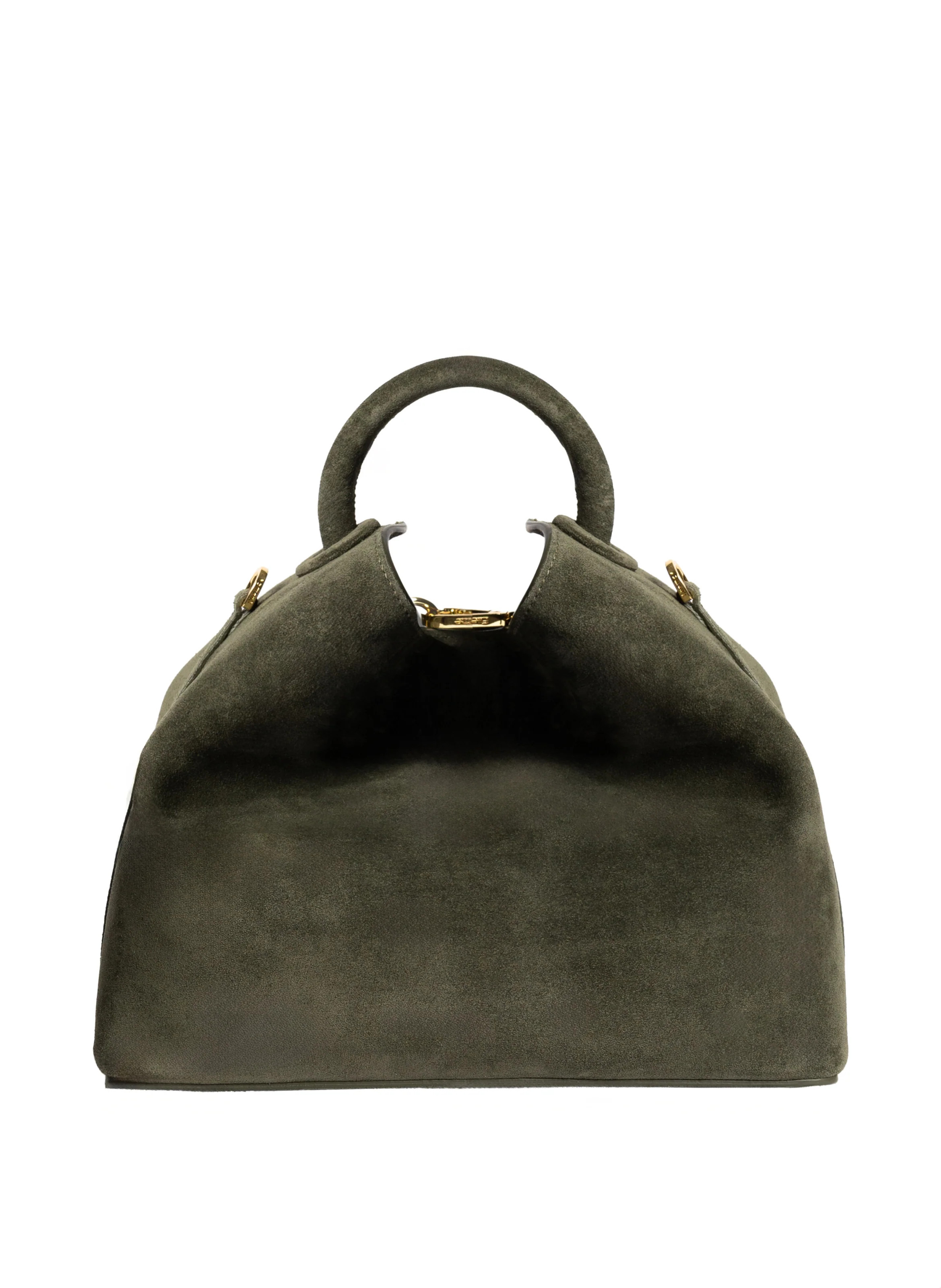 Raisin Suede Khaki Green - Handbags for Women - Elleme | Elleme